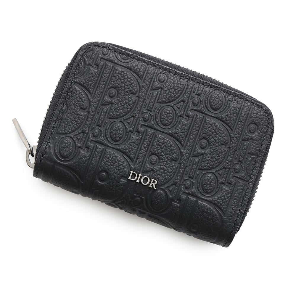 Christian Dior coin case Wallet Gravity Oblique Trotter purse black WALLET